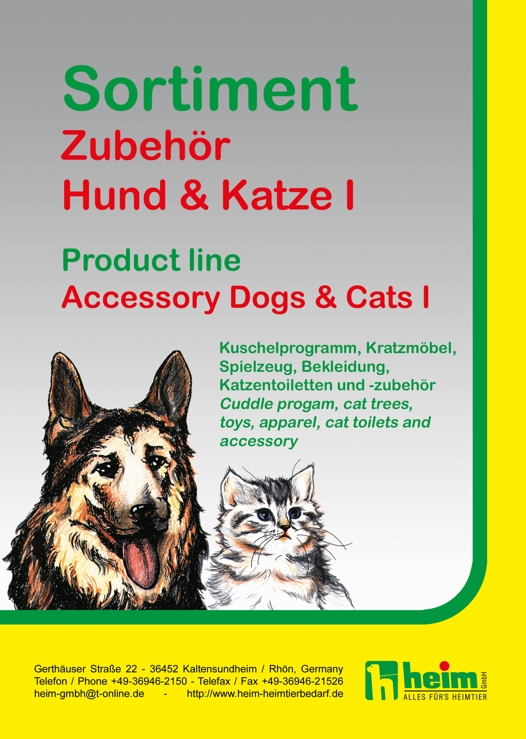 Zubehörkatalog Hund&Katze I
